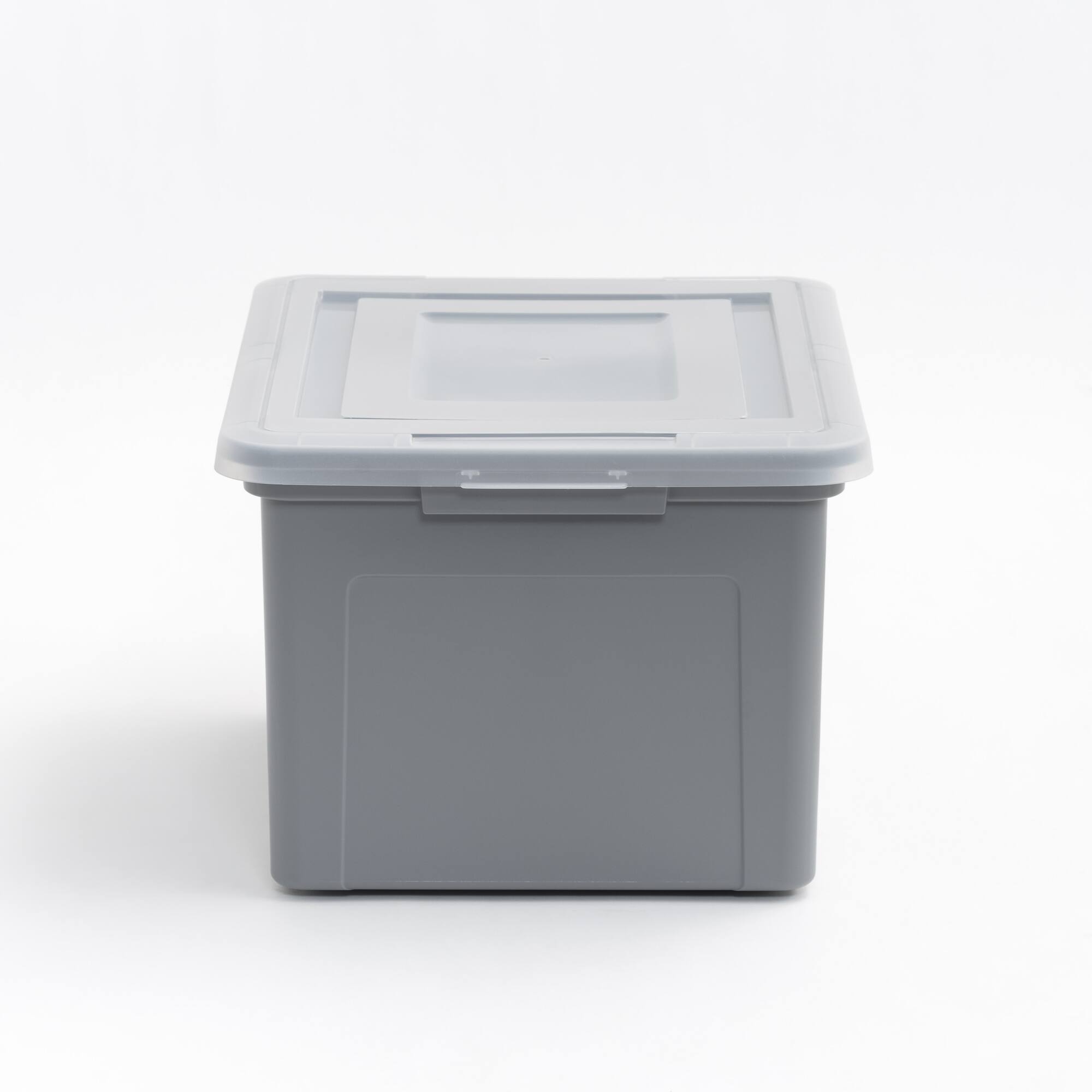Iris® Gray Dual Purpose Letter & Legal Size File Box, 3 Pack